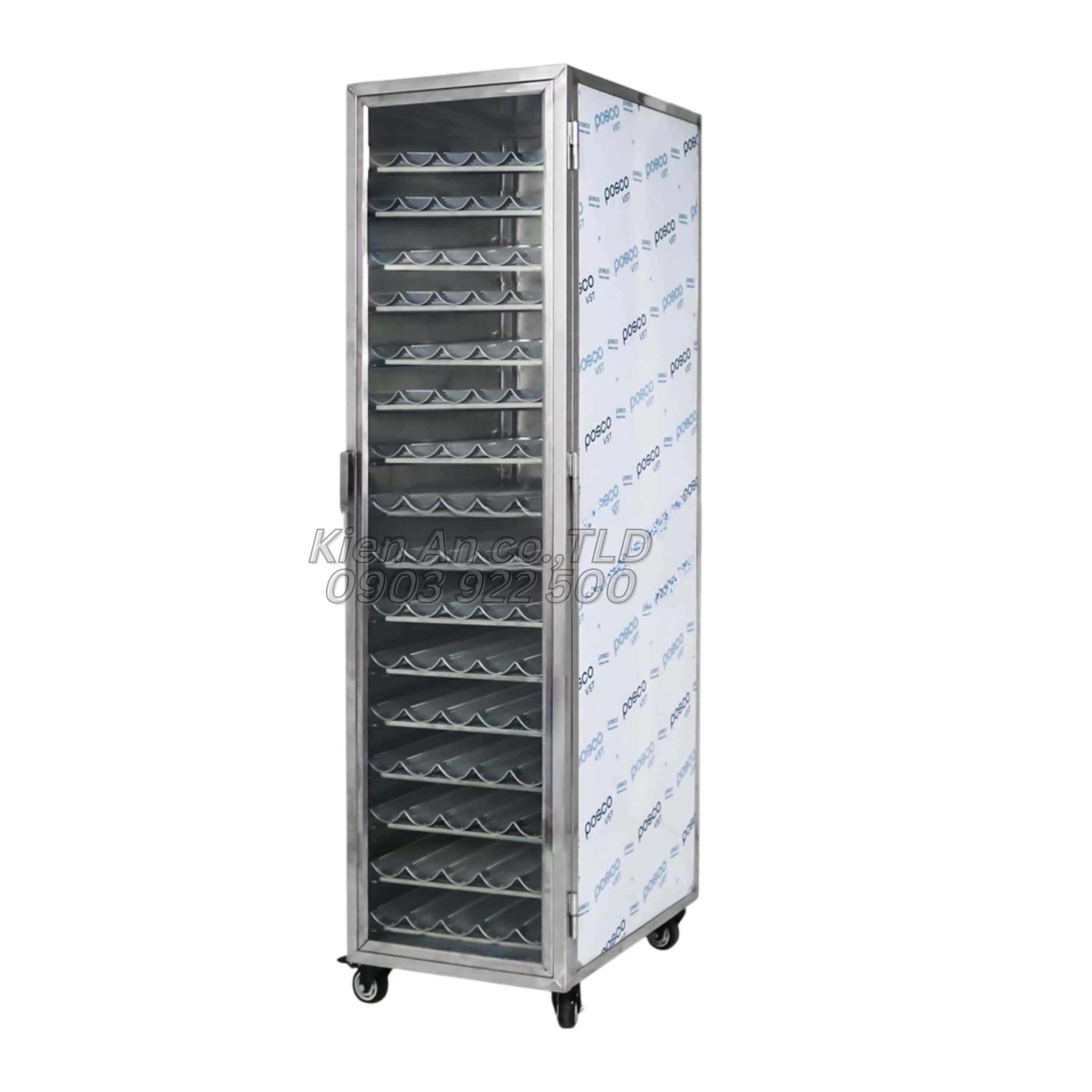Tủ ủ bột 16 khay (không dùng điện)