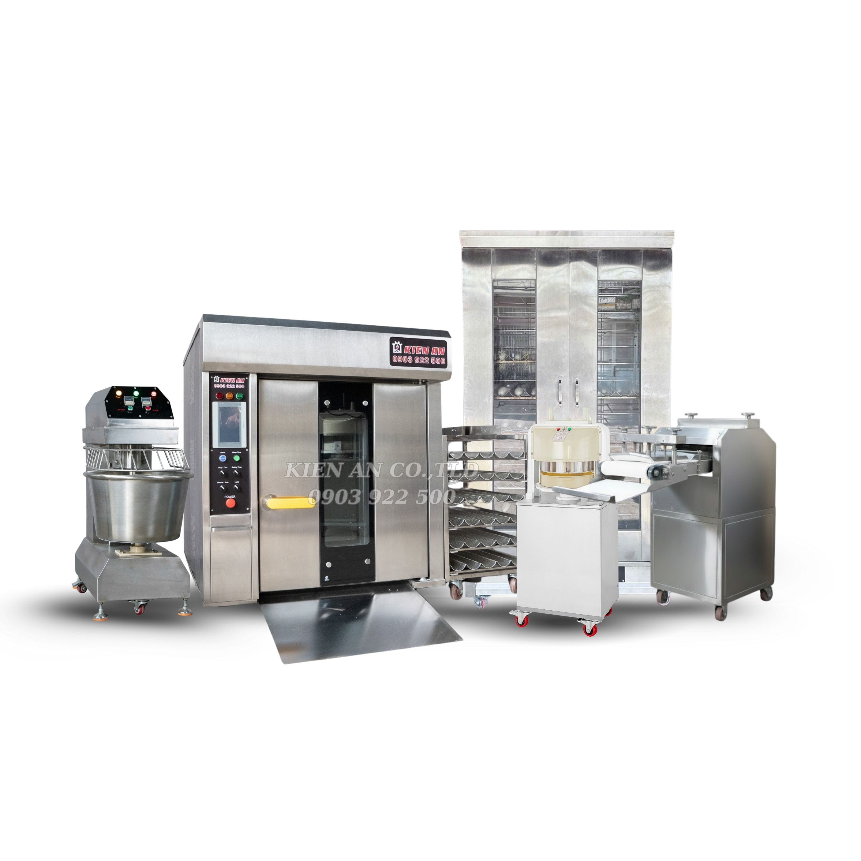 Dây chuyền làm bánh mì Việt Nam