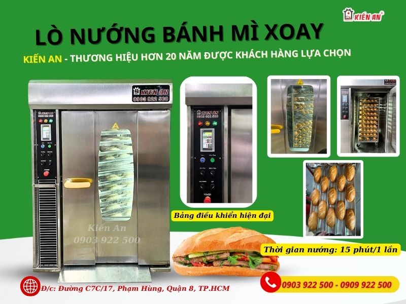 Công ty sản xuất lò nướng bánh mì xoay Việt Nam 