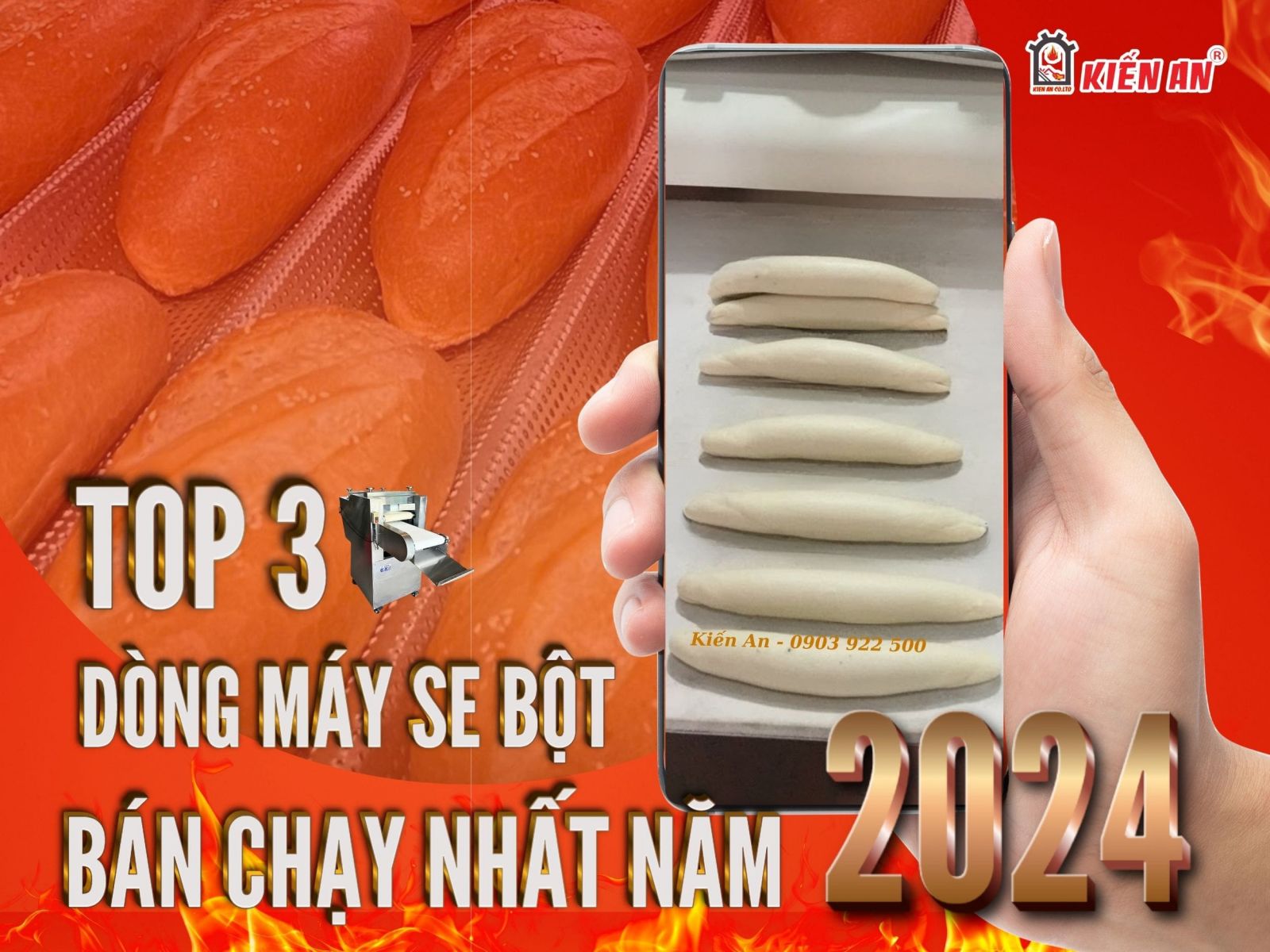 Các dòng máy se bột bánh mì chất lượng nhất năm 2024