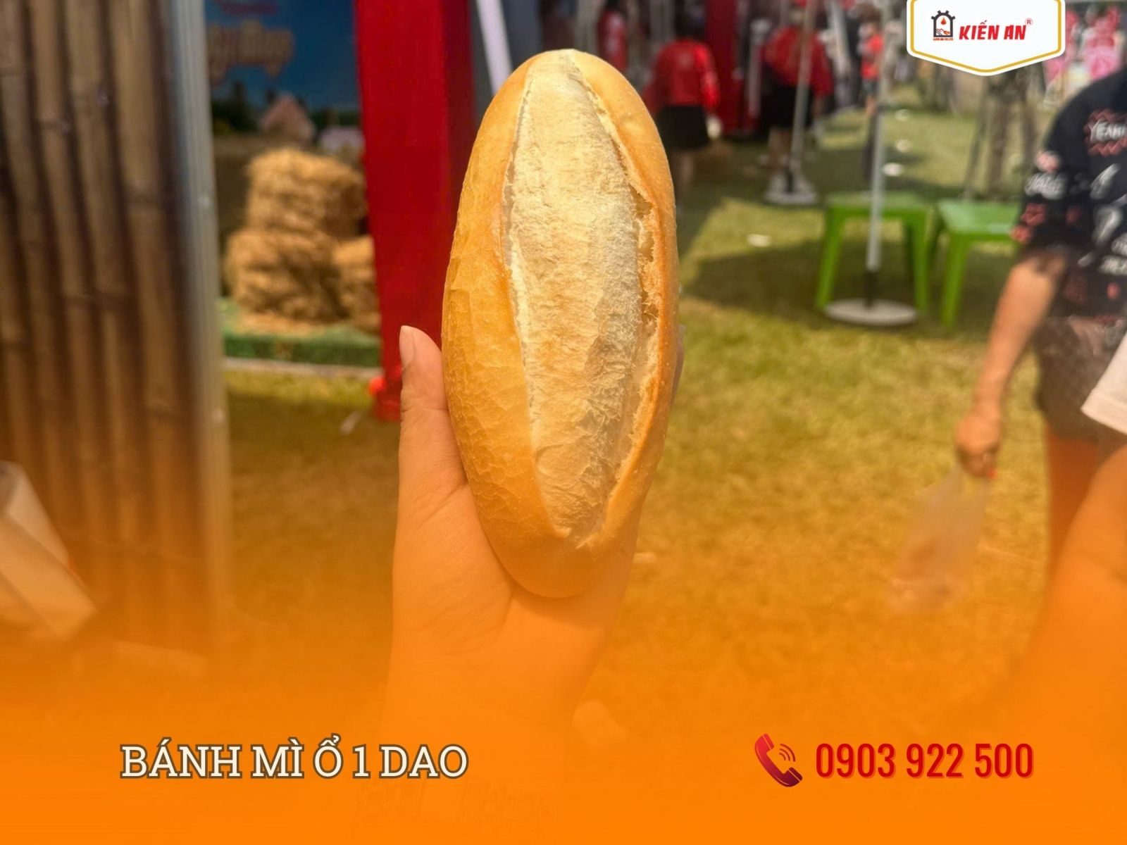 Hình ảnh bánh mì ổ 1 dao