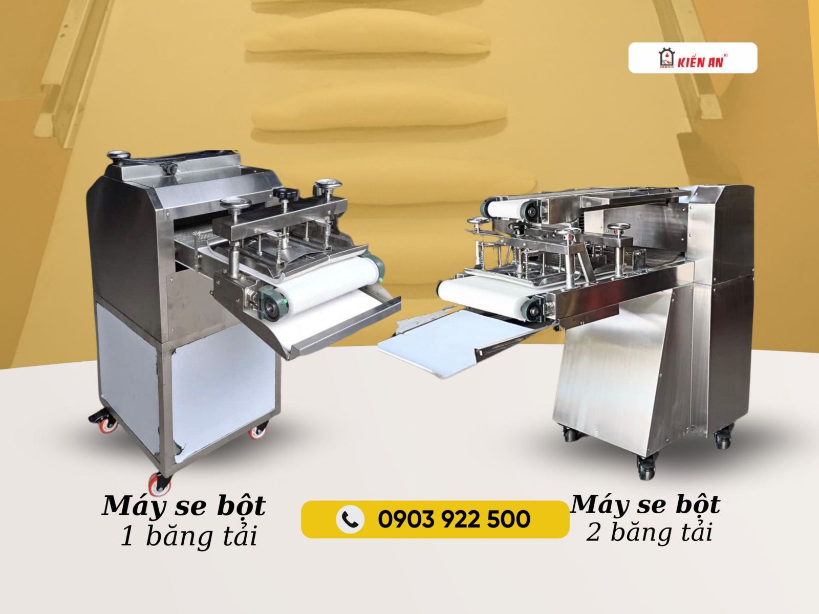 Hình ảnh thực tế của dòng máy se bột 1 băng tải và 2 băng tải