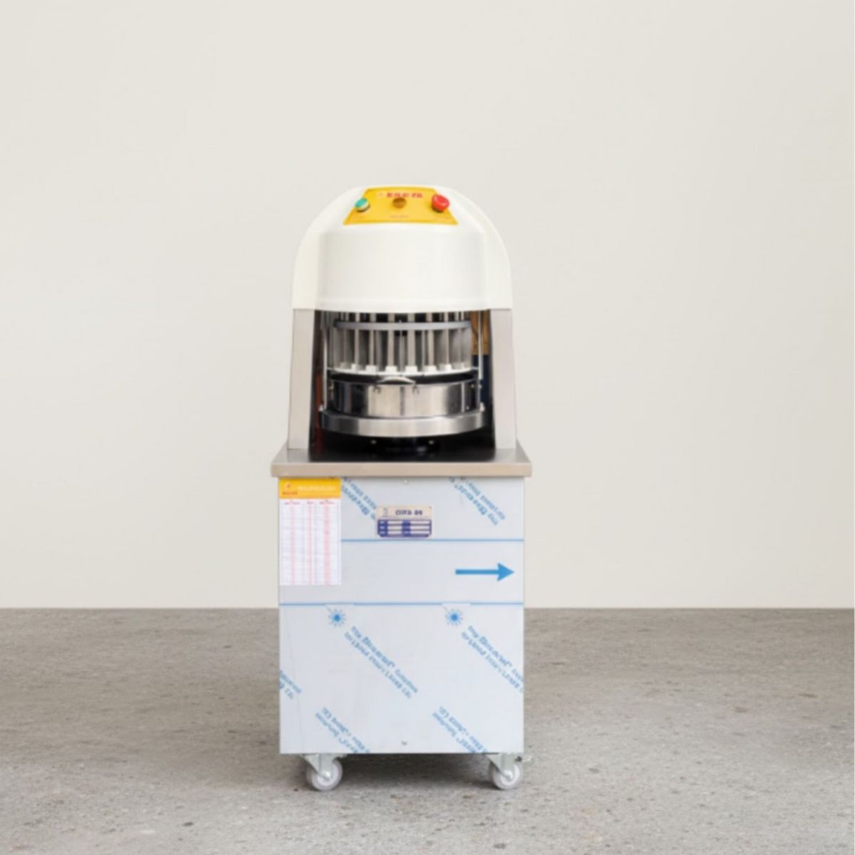 Hình ảnh thực tế toàn bộ thân máy chia bột điện