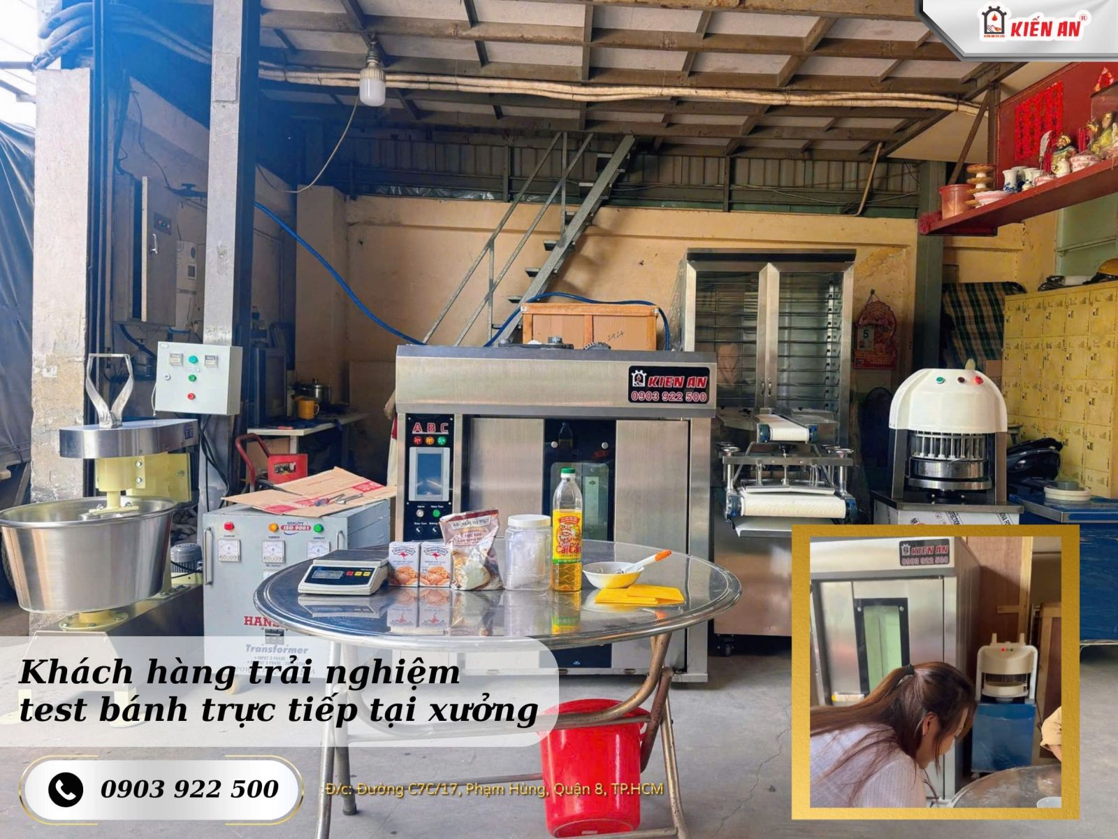 Khách hàng trải nghiệm khóa học dạy làm bánh mì 1:1 tại Kiến An