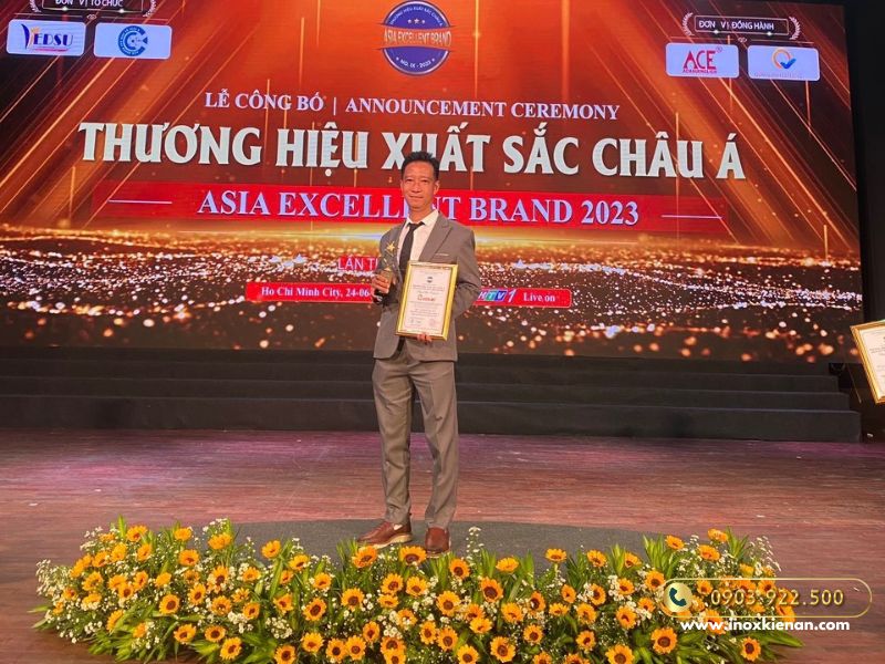 Kiến An - đạt danh hiệu “Top 100 thương hiệu xuất sắc nhất Châu Á năm 2023”