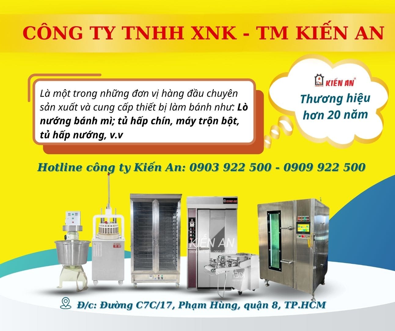 Kiến An - Địa chỉ sản xuất tủ hấp nướng đa năng thông minh tại Việt Nam