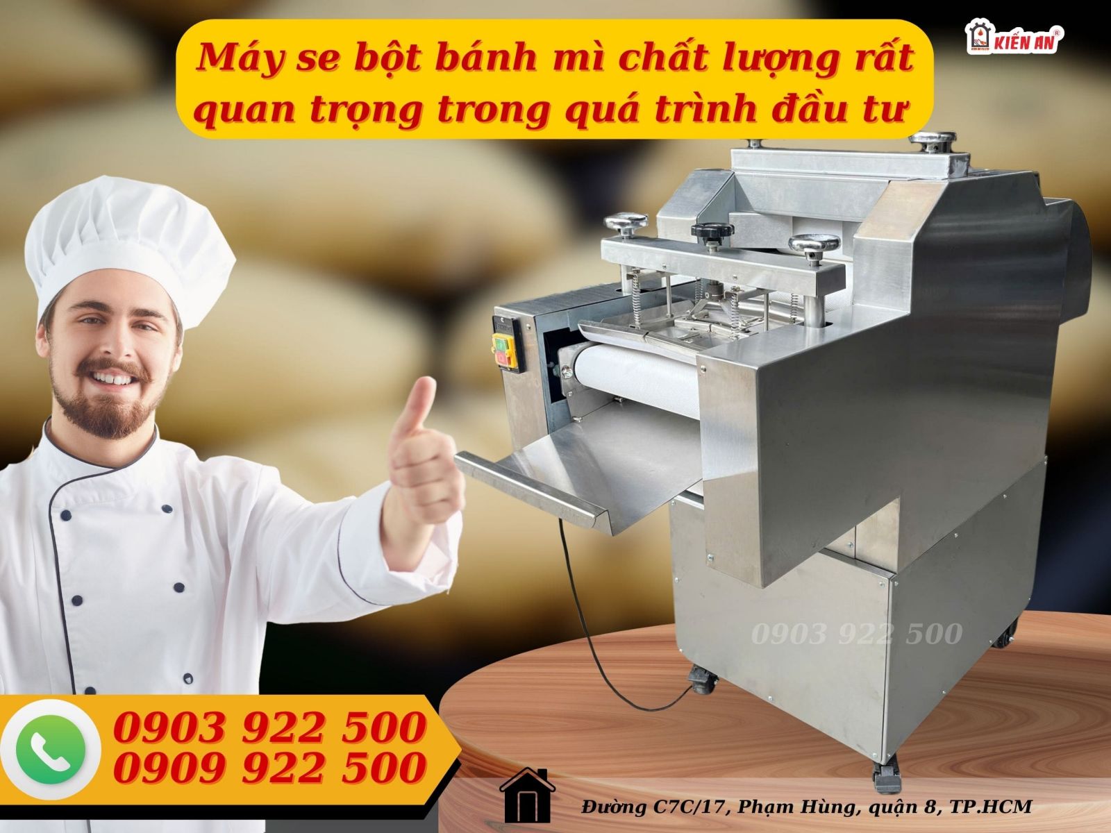  Máy se bột bánh mì chất lượng rất quan trọng trong quá trình đầu tư 