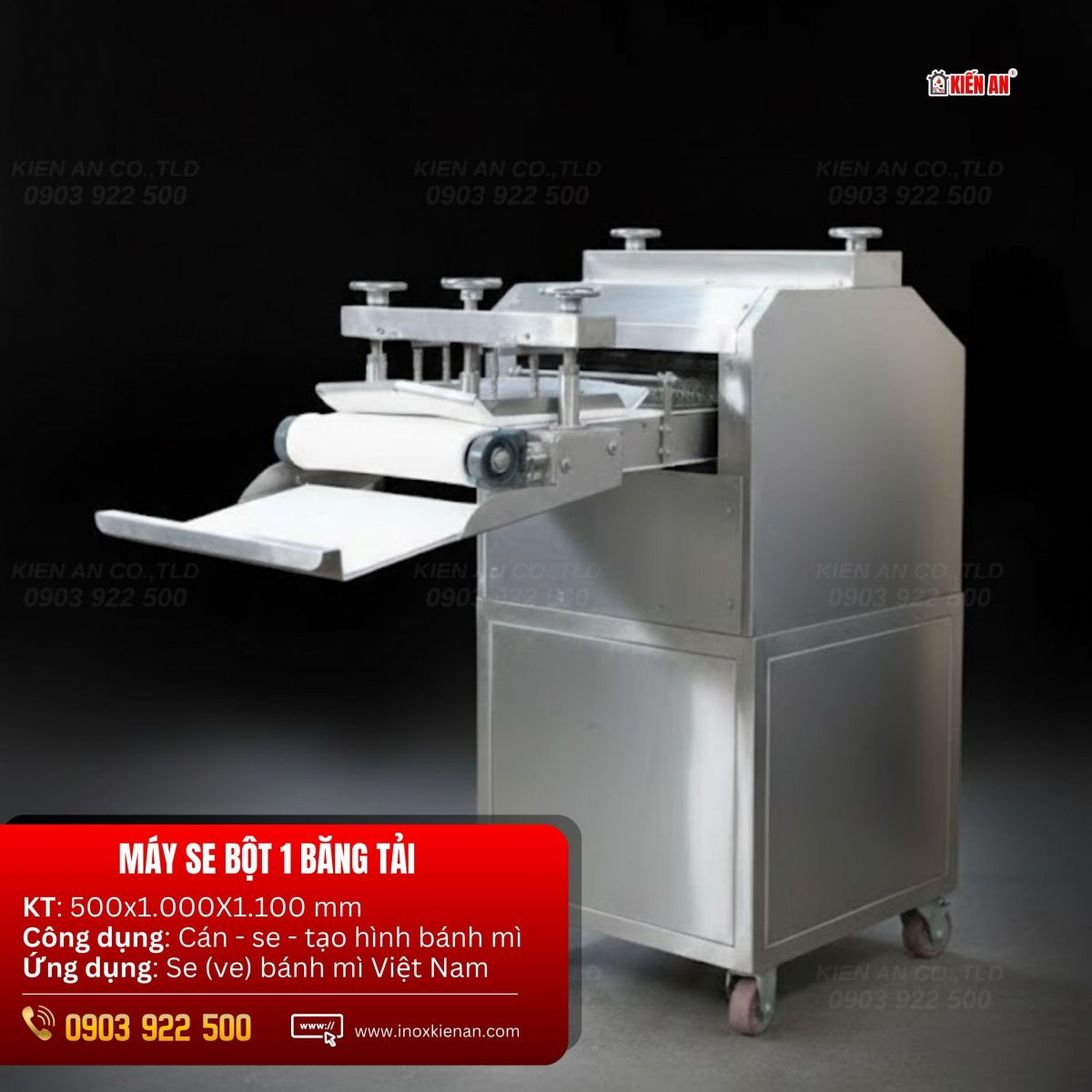 Máy se bột bánh mì Kiến An mẫu mới nhất 2026