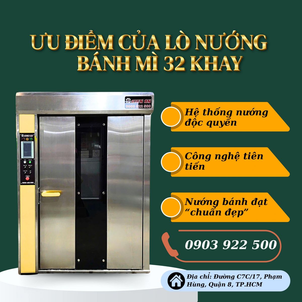 Những “điểm đáng tiền” của lò bánh mì 32 khay 