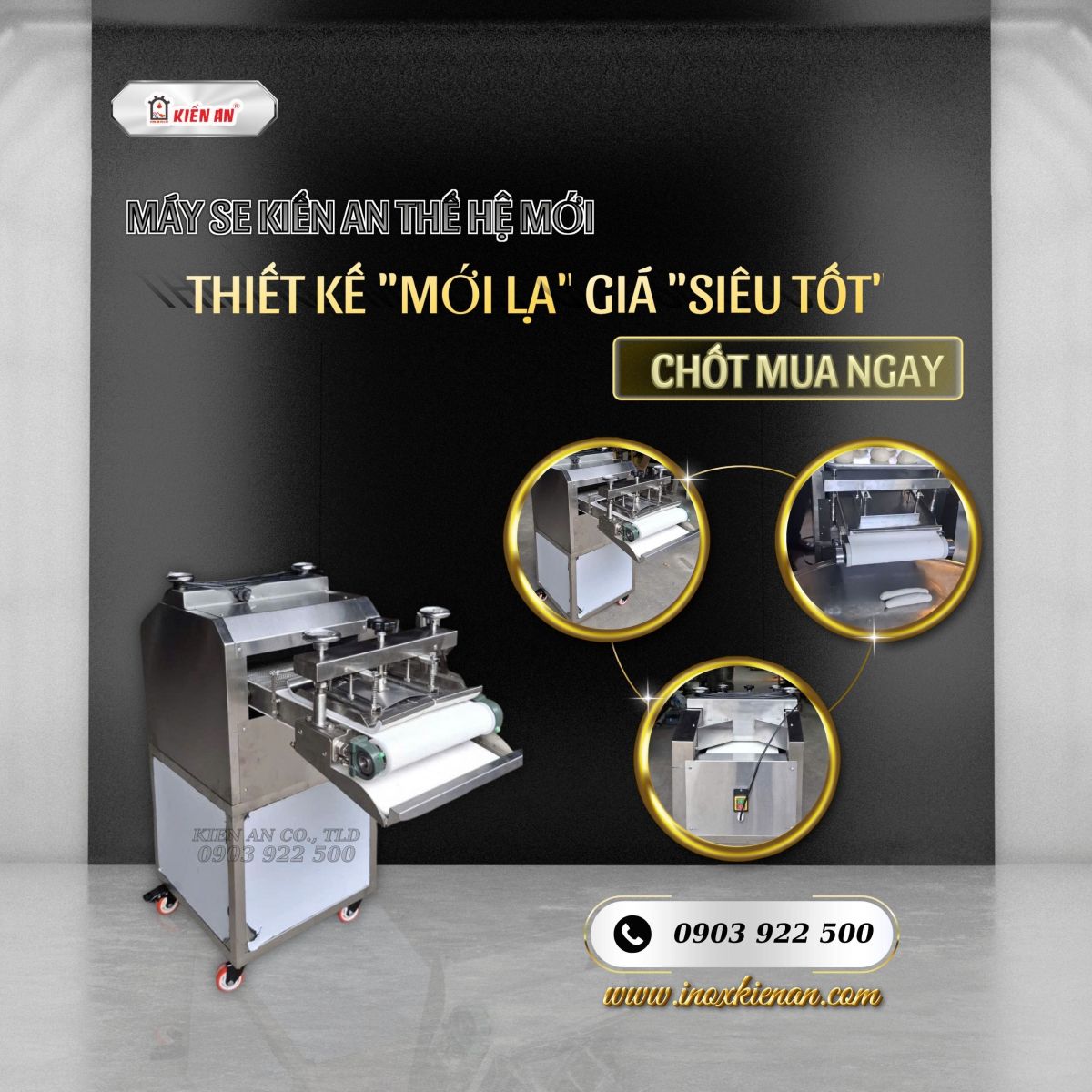 Những ưu điểm đáng gờm của máy tạo hình bánh mì (máy ve bánh) Kiến An