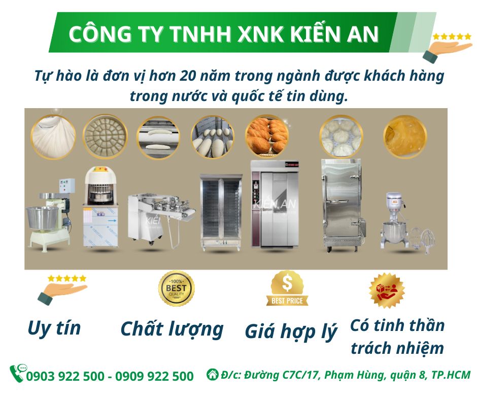 Nơi bán thiết bị làm bánh mì công nghiệp uy tín hàng đầu Việt Nam