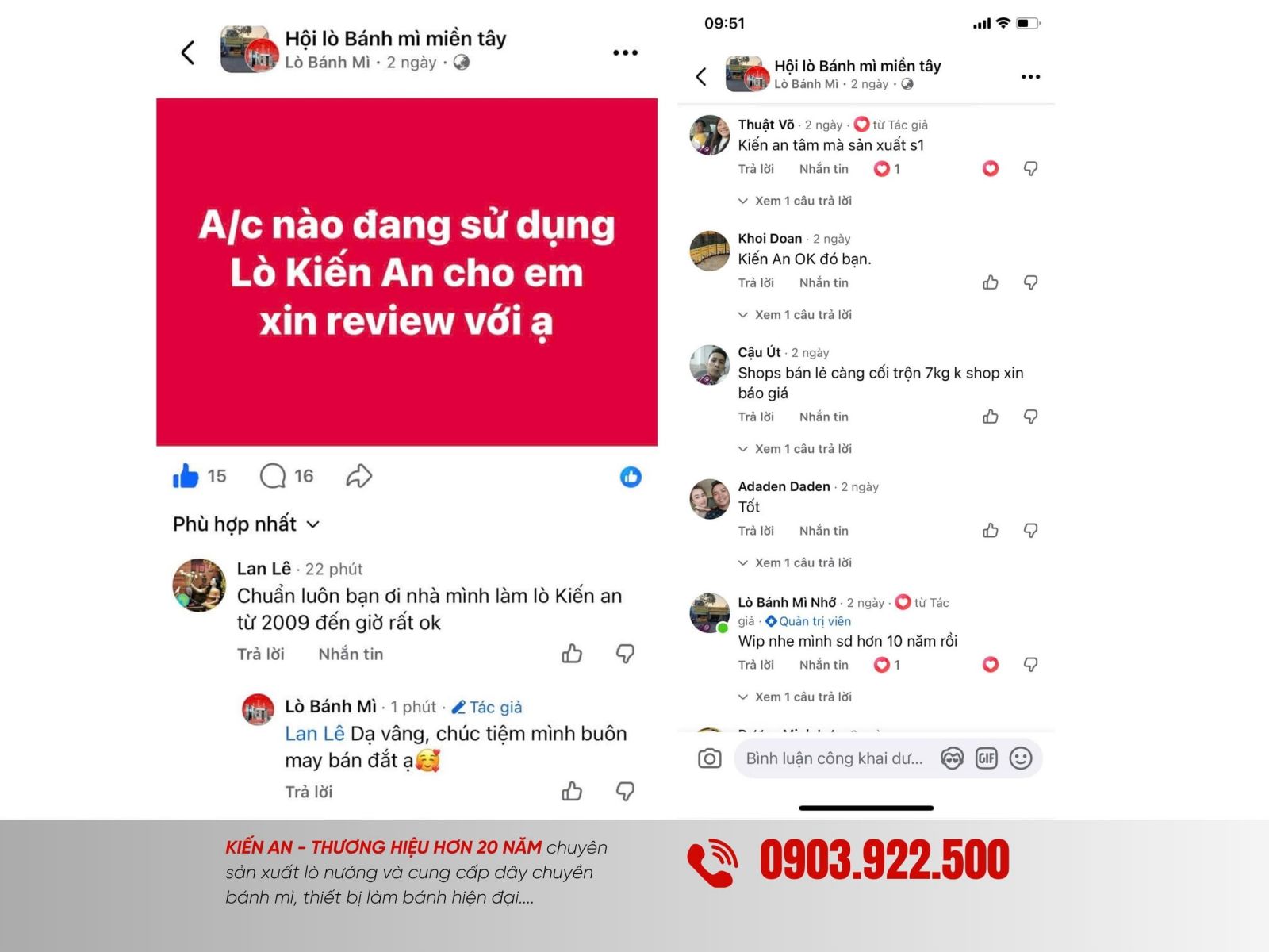 Review thực tế của khách hàng khi sử dụng lò điện Kiến An