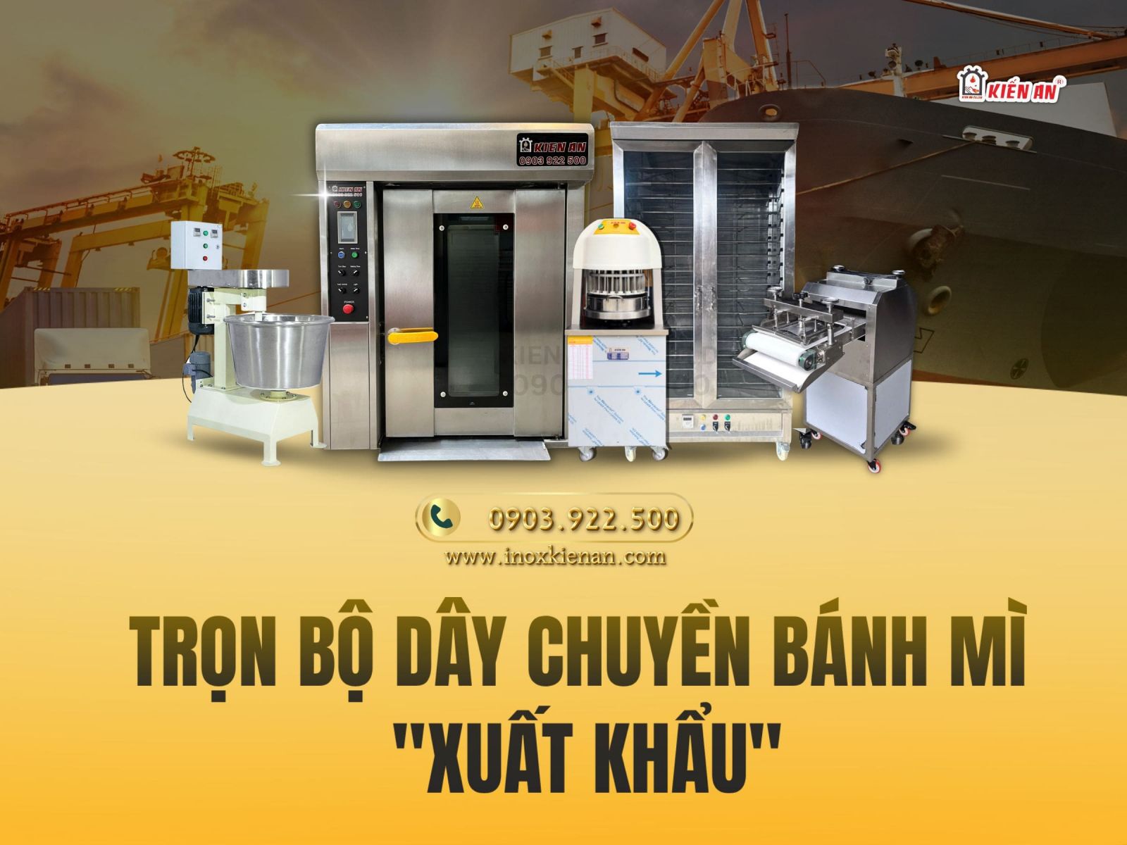 Từ Việt Nam, chinh phục trời tây: bộ dây chuyền làm bánh mì 6 khay - vươn xa giấc mơ việt