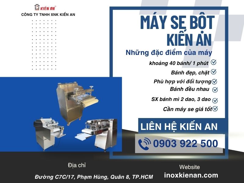 Ưu điểm của 3 dòng máy se bột Kiến An
