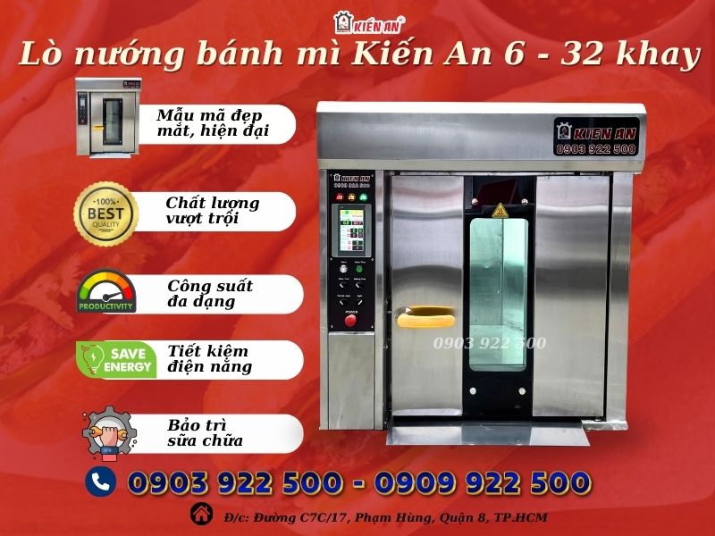 Lò nướng Kiến An - Công nghệ mới hiện đại hơn 