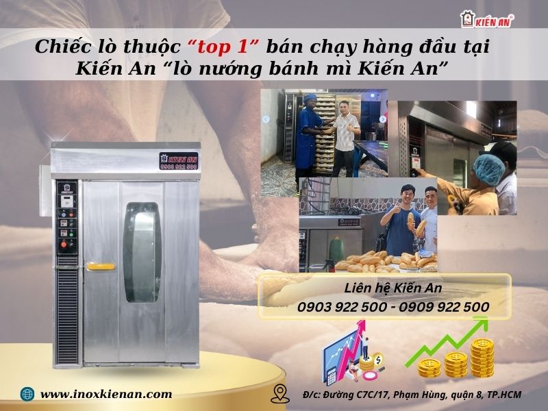 Vì sao lò nướng bánh mì Kiến An được đánh giá cao?