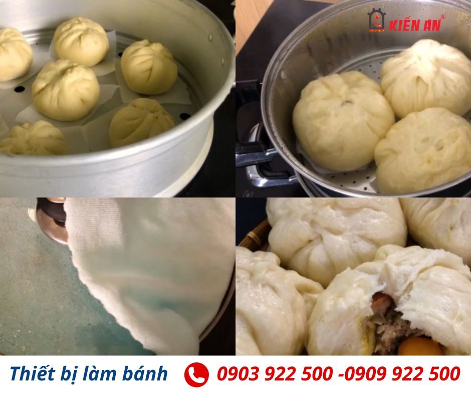 cách làm bánh bao bột mì nhân thịt