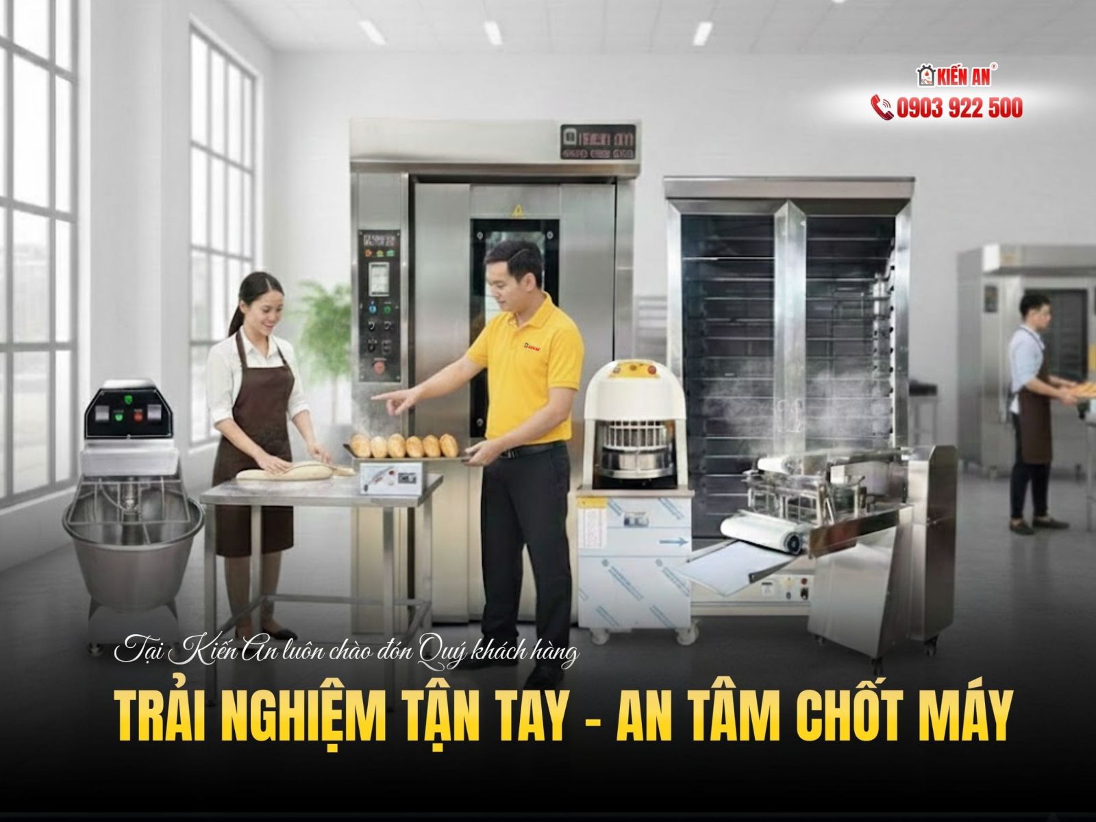 Trọn bộ dây chuyền lò nướng bánh mì hiện đại nhất