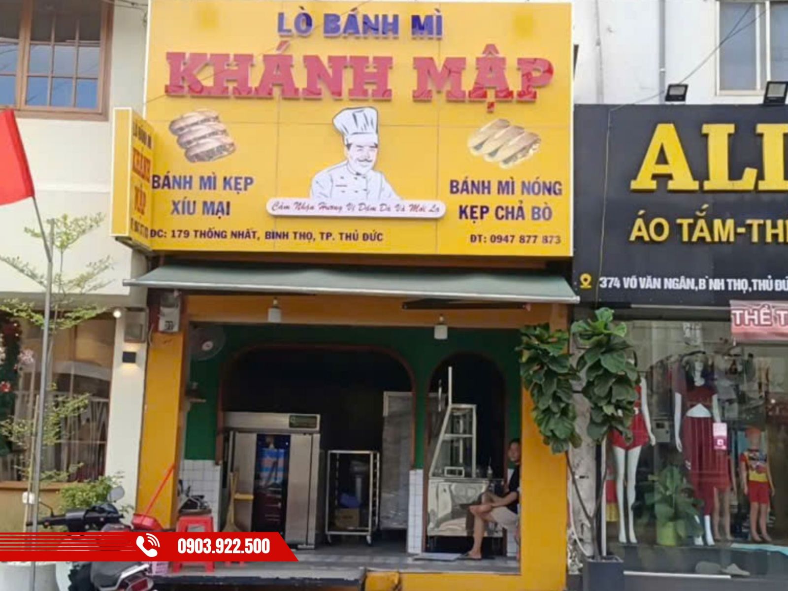 Kiến An bàn giao lò nướng bánh mì cho tiệm bánh Khánh Mập