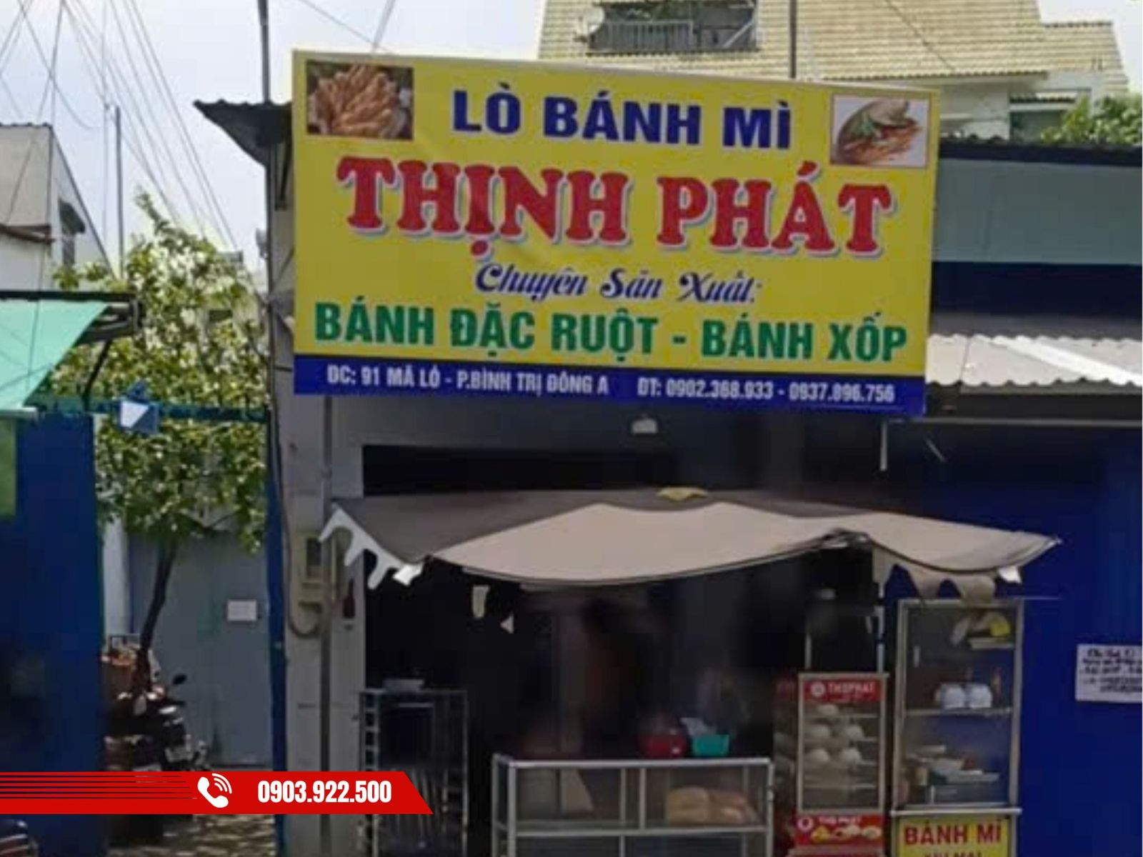 Kiến An bàn giao lò nướng bánh mì cho tiệm bánh Thịnh Phát
