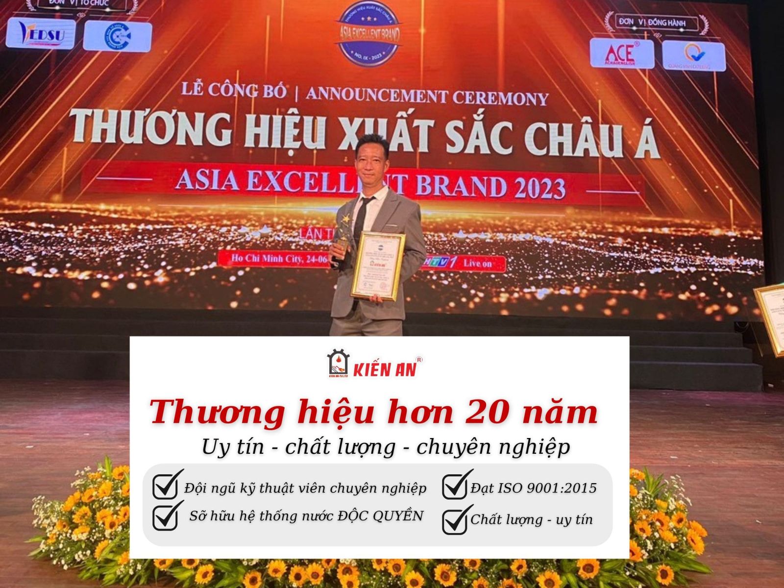 Kiến An - Thương hiệu hơn 20 năm uy tín hàng đầu tại Việt Nam