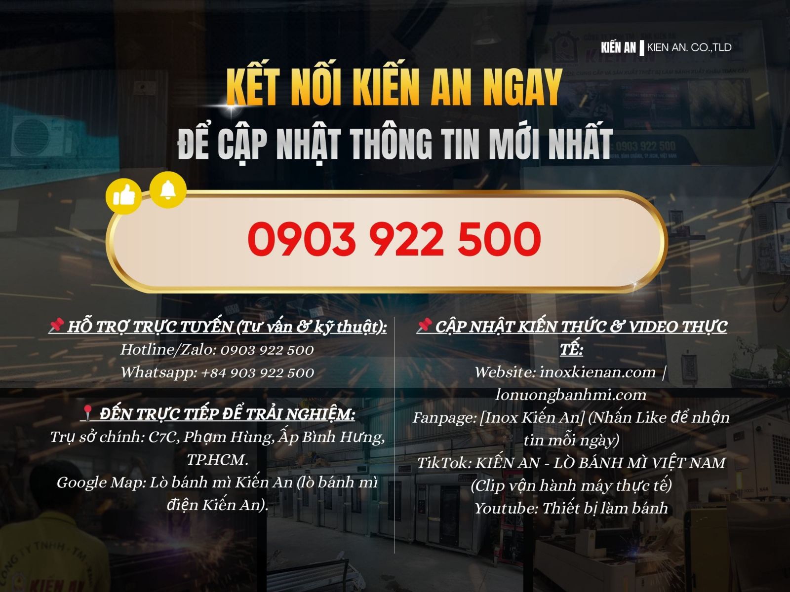 Thông tin liên hệ trực tiếp Kiến An