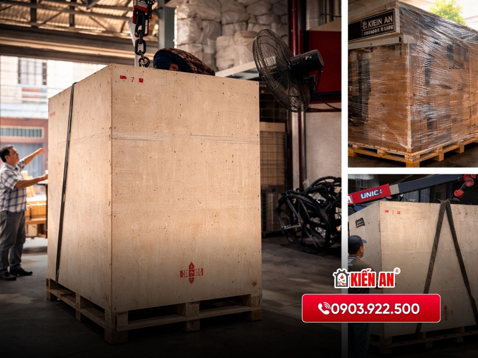 Đóng pallet kỹ càng trước khi xuất khẩu