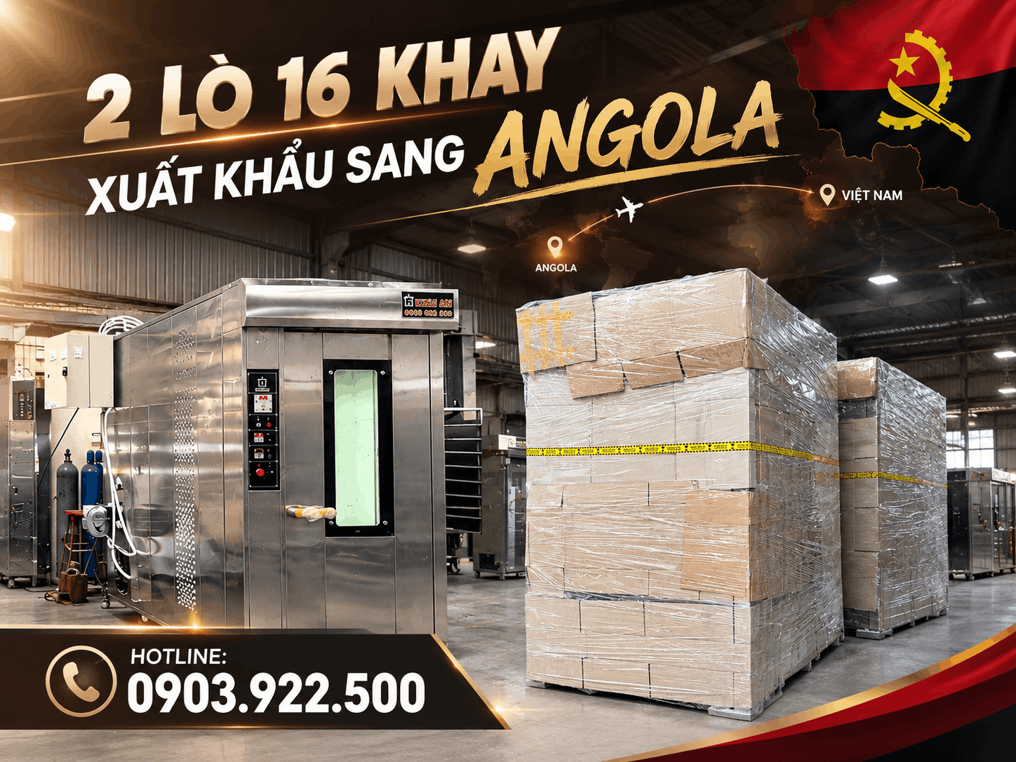 Lò nướng bánh mì 16 khay điện dầu Kiến An