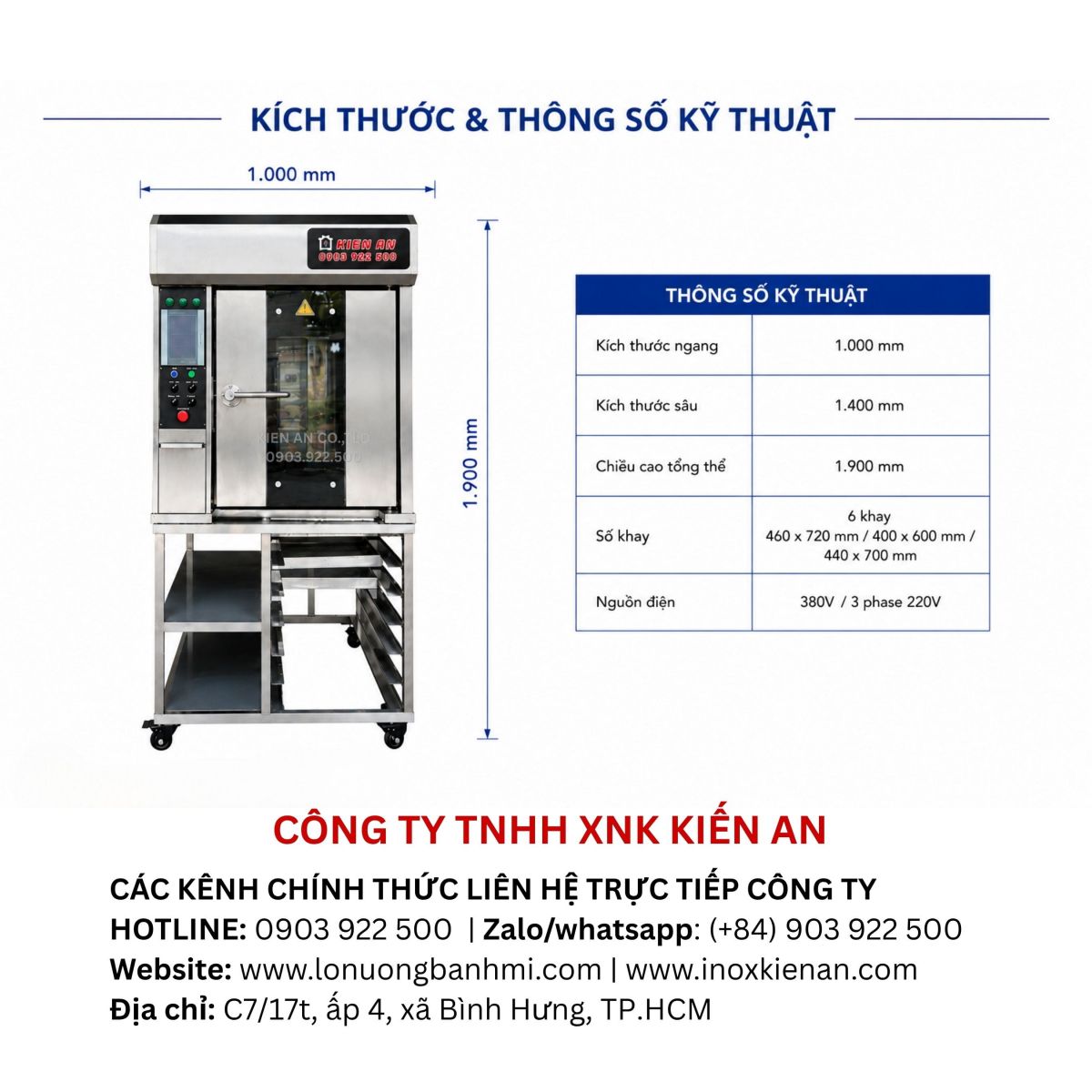 Lò nướng bánh mì cho tiệm nhỏ