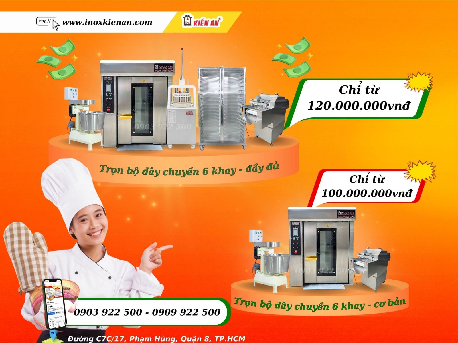 Lợi ích khi sở hữu 5 chiếc  máy làm bánh mì Việt Nam