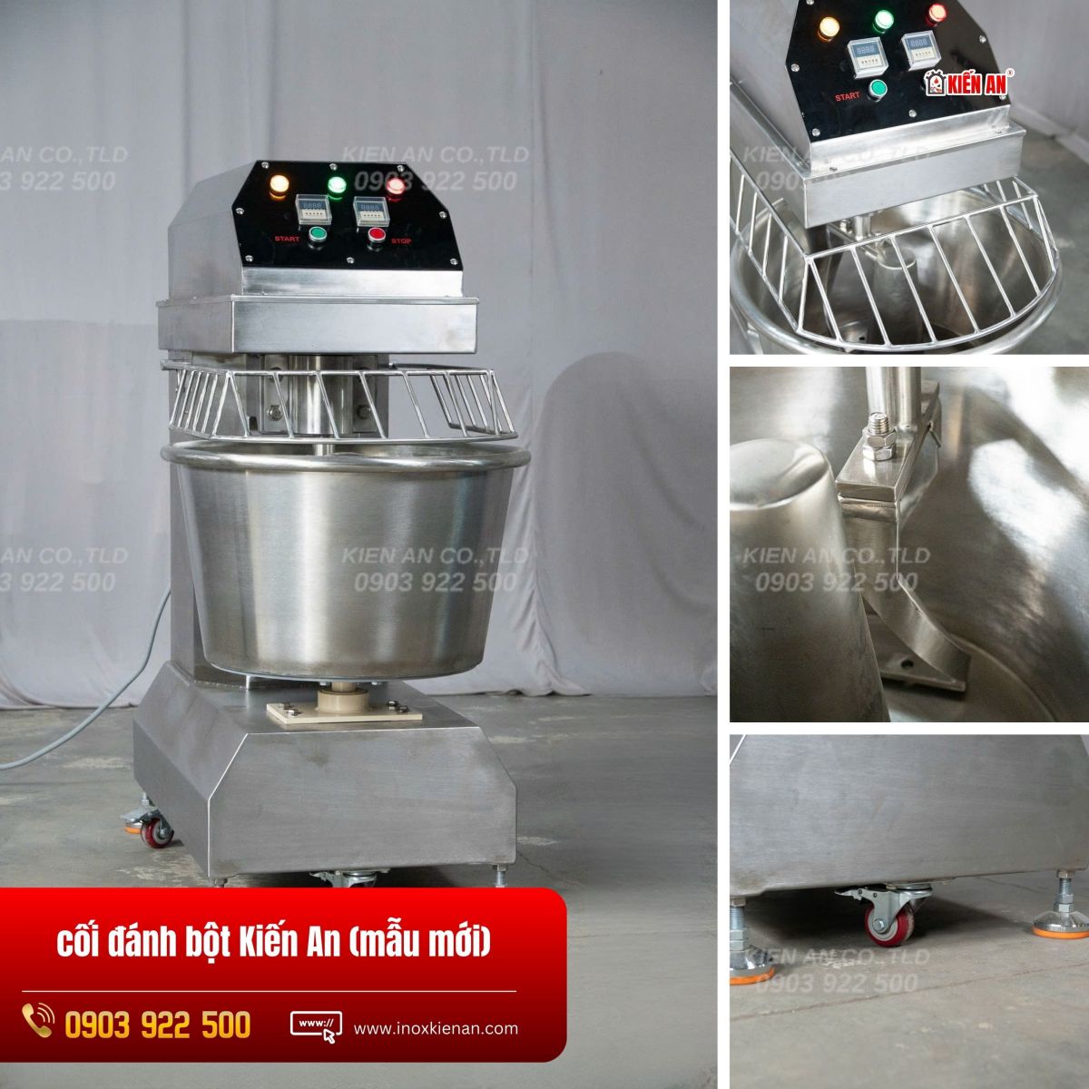 Dưới đây là hình ảnh thực tế của máy chia bột Kiến An