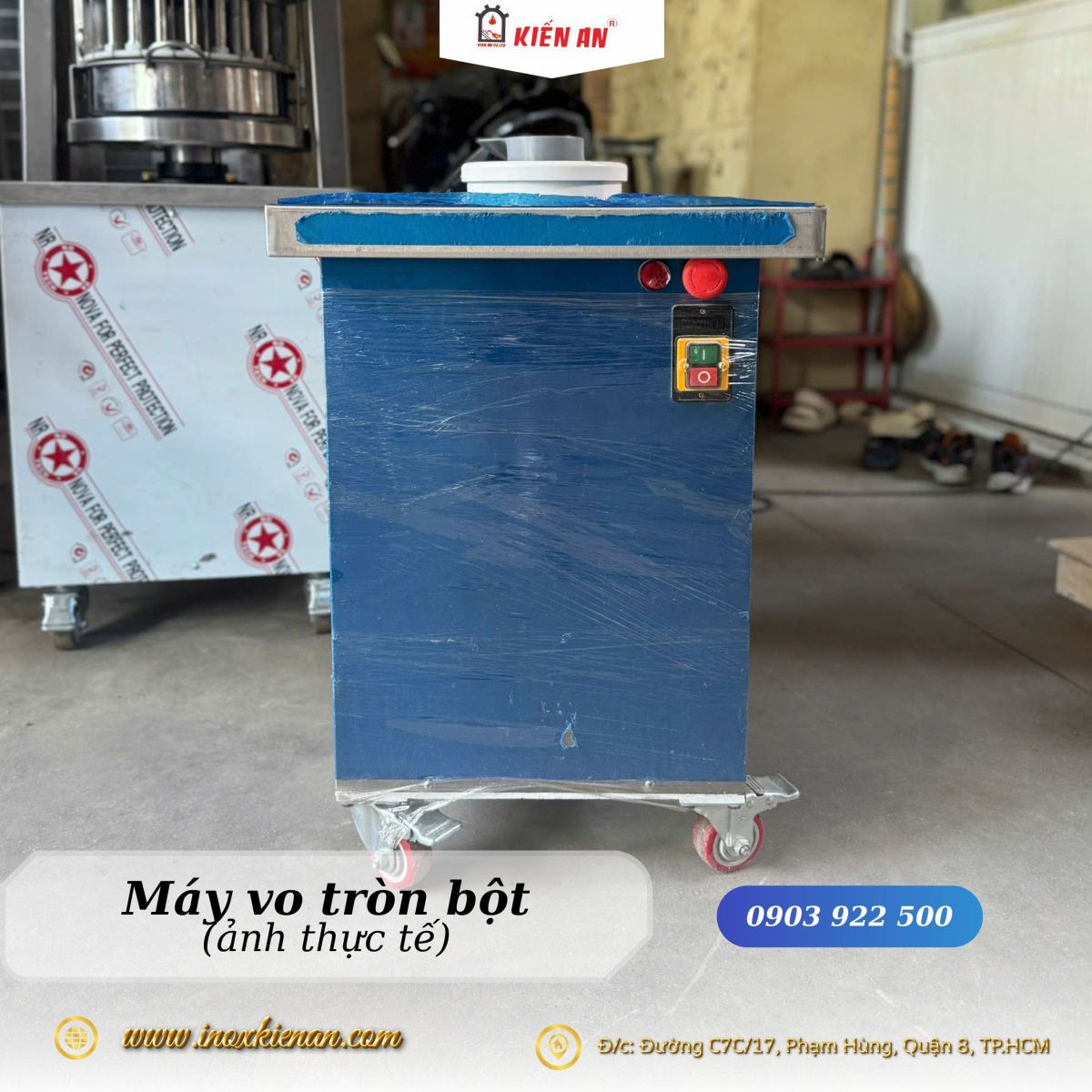 Máy vo bột tròn: Hiện đại, giá tốt