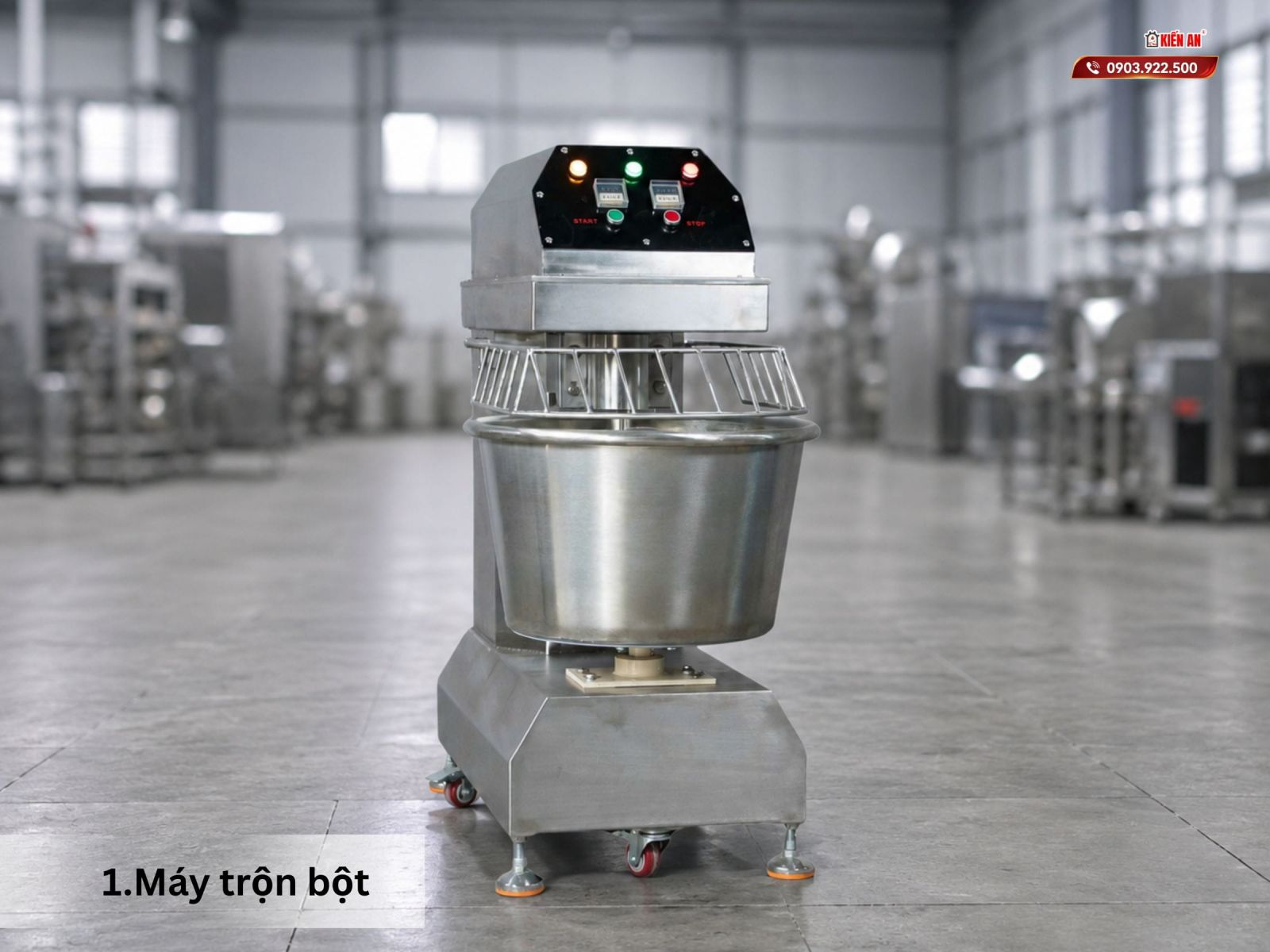Mở tiệm bánh mì 2026 cần có - máy trộn bột