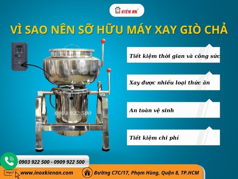 Tại sao bạn nên sở hữu máy xay giò chả 