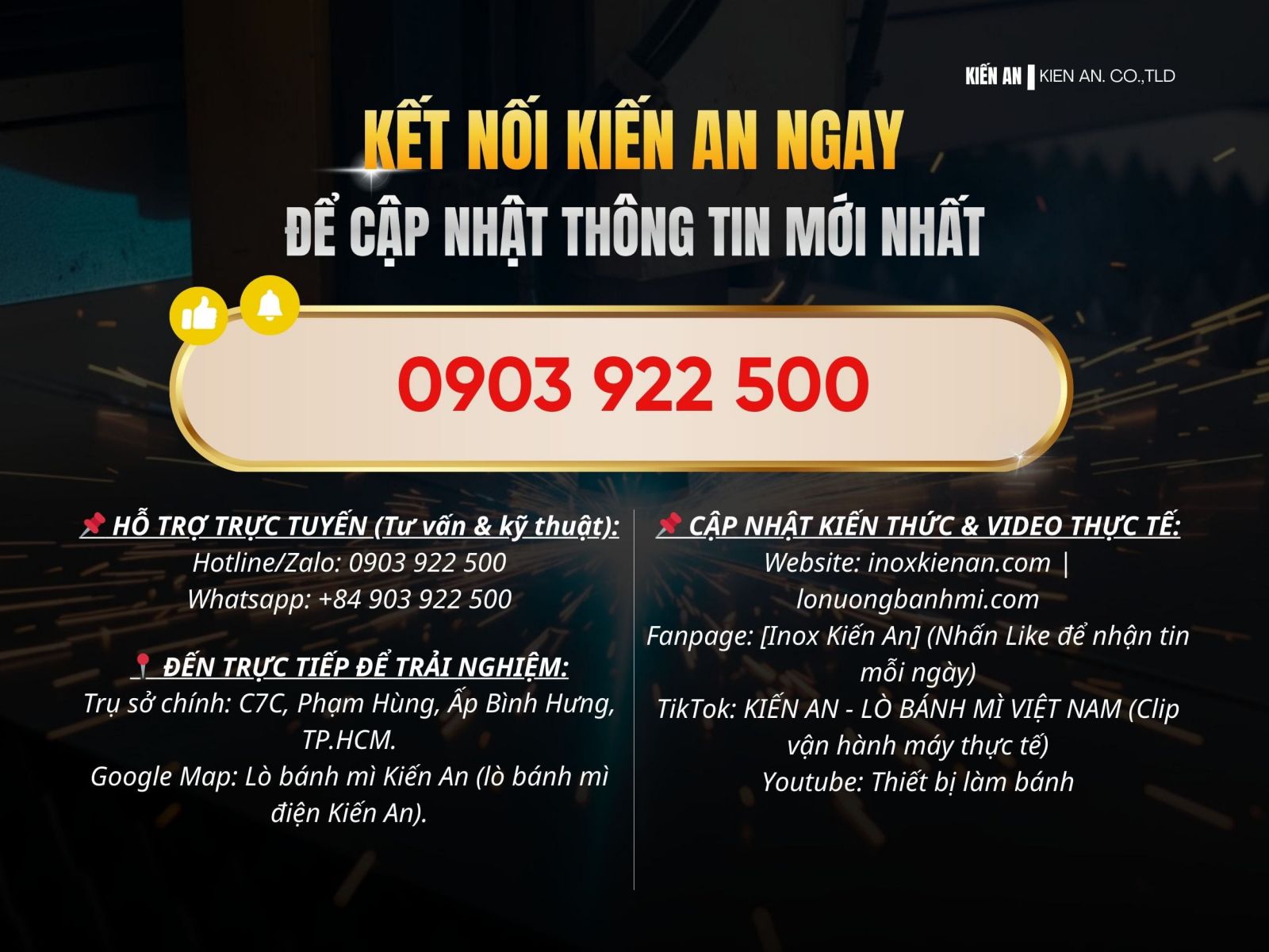 Thông tin liên hệ trực tiếp Kiến An