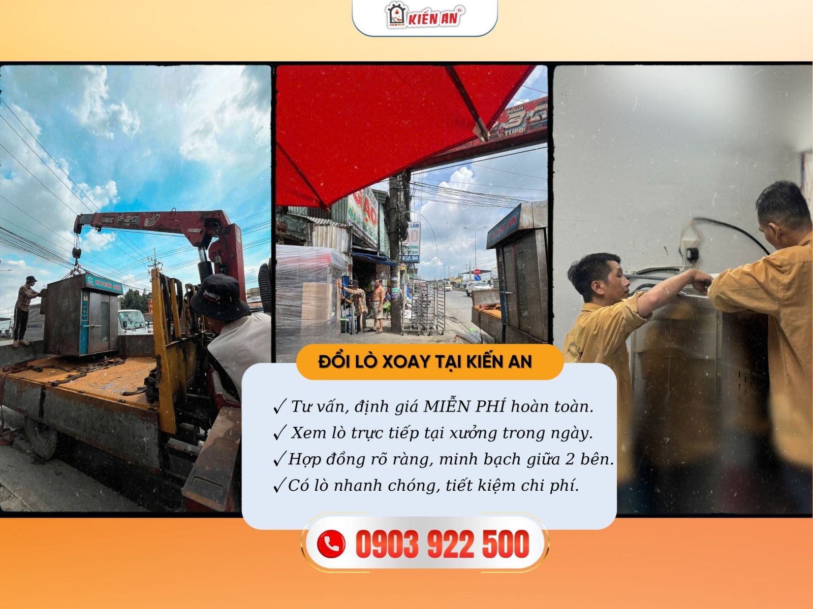 Chương trình thu lò cũ đổi lò mới tại xưởng Kiến An